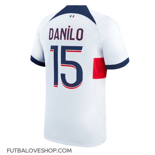 Dres Paris Saint-Germain Danilo Pereira #15 Preč 2023-24 Krátky Rukáv
